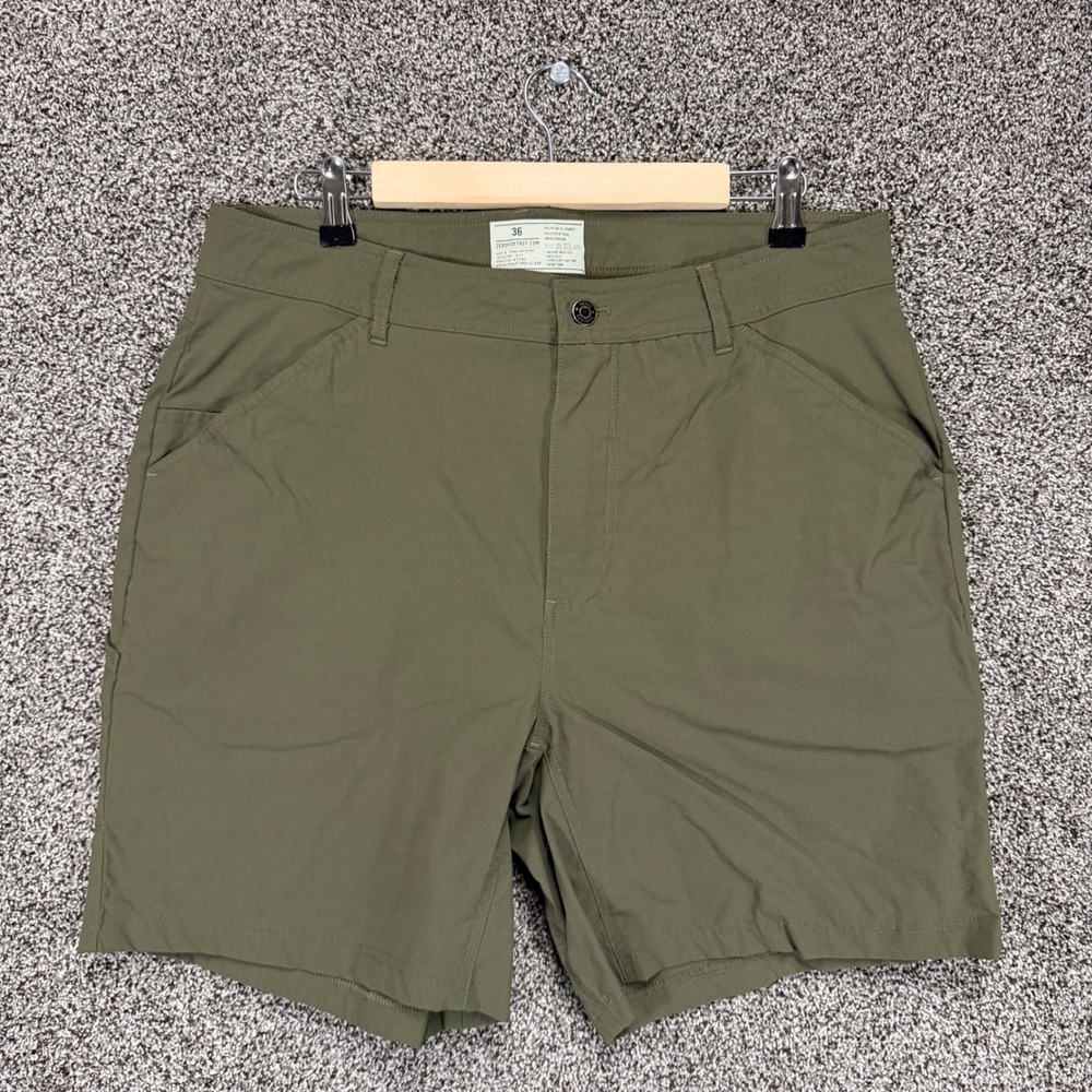 Zero Foxtrot Field Shorts Mens 36/7 Green‎ Cargo Stretch Lightweight Breathable